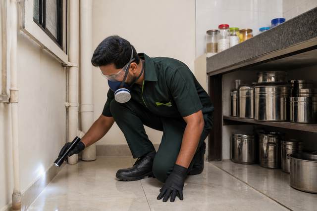 Rodent inspection around storage areas